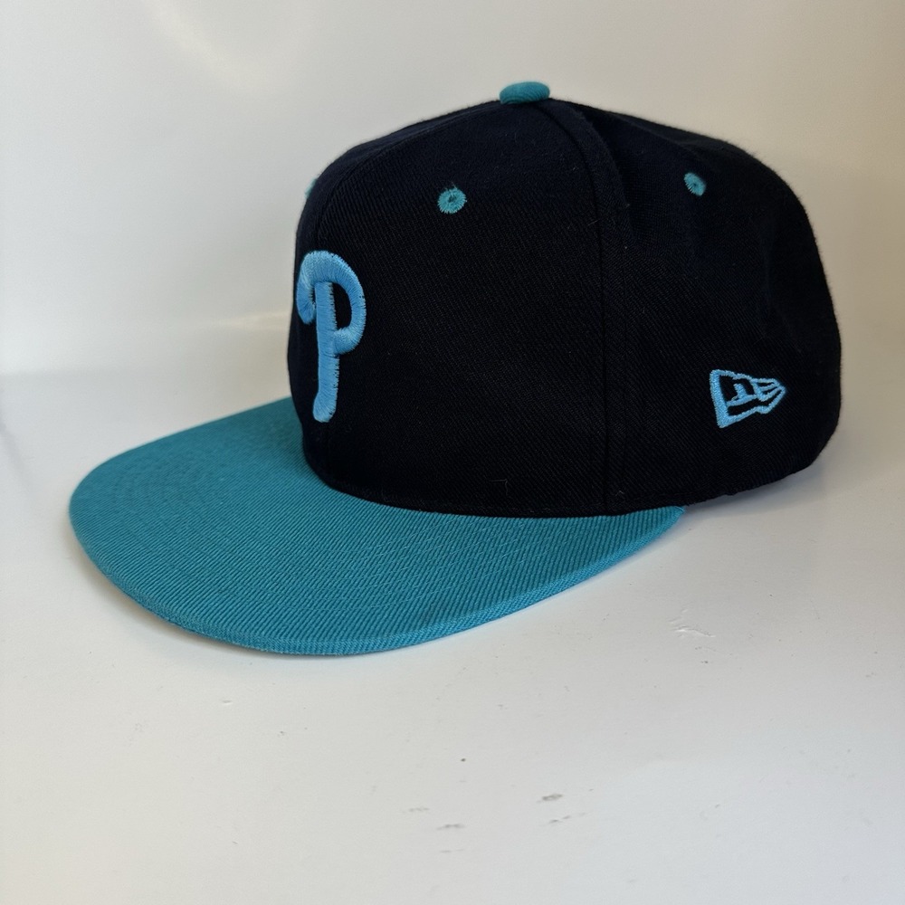 Muka Philadelphia Phillies Hat Cap Adjustable SnapBack Baseball Teal Black